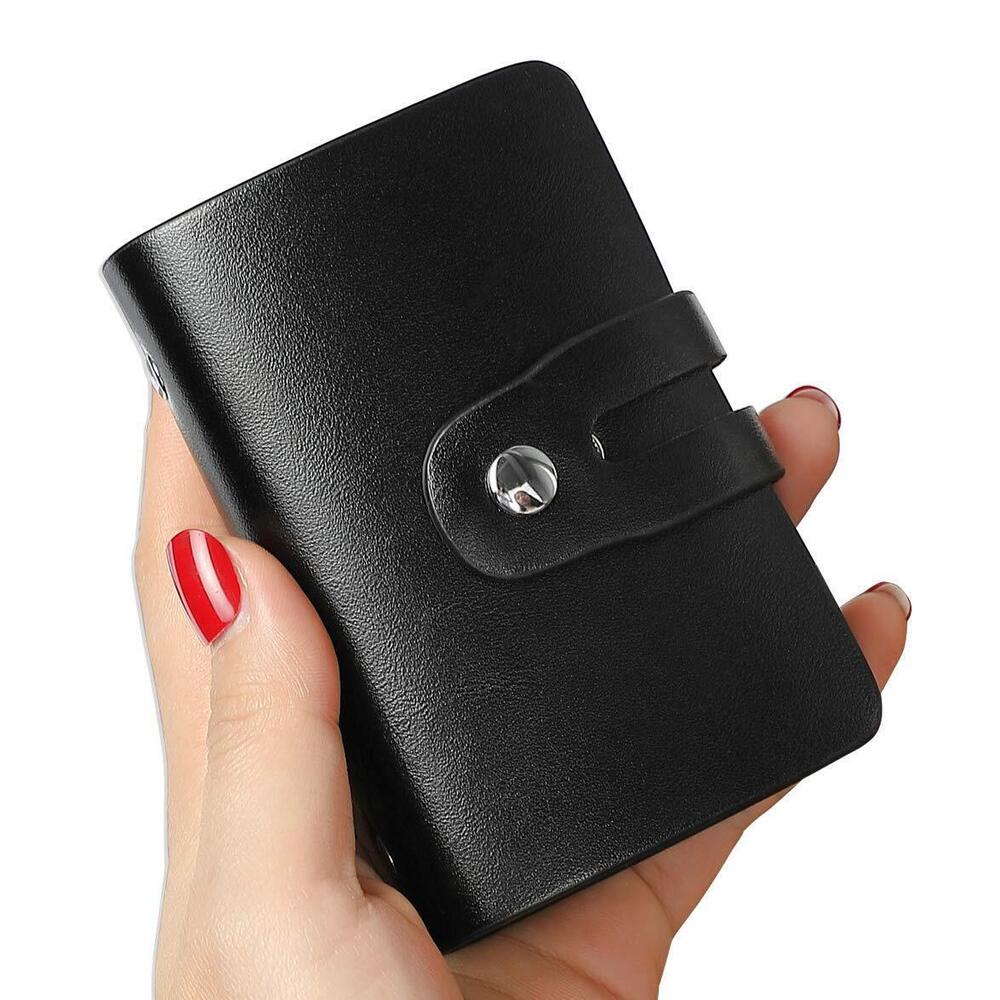 3956 RFID Credit Card Holder or , Leather Business Card Holder, Slim Credit